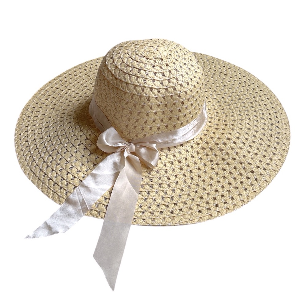 Straw-Look Sun Hat NWOT